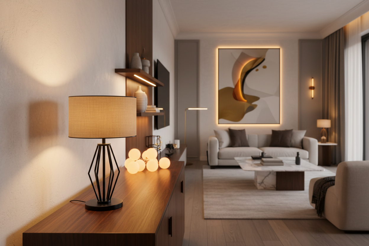 Radiant Glow: Decorative Lights & Smart Accents