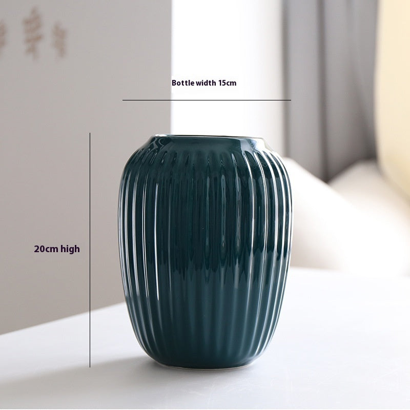 BELIVYA Modern Abstract Art Piece - Nordic Ceramic Vase