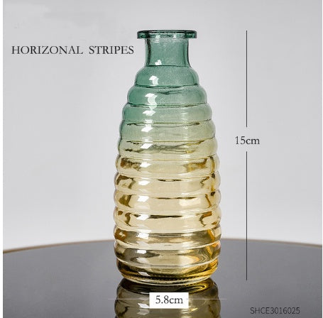 BELIVYA: Tall Fluted Glass Vase