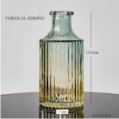 BELIVYA: Tall Fluted Glass Vase