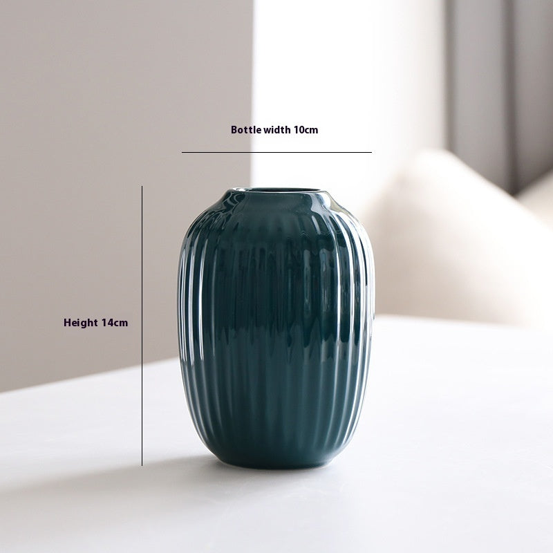 BELIVYA Modern Abstract Art Piece - Nordic Ceramic Vase