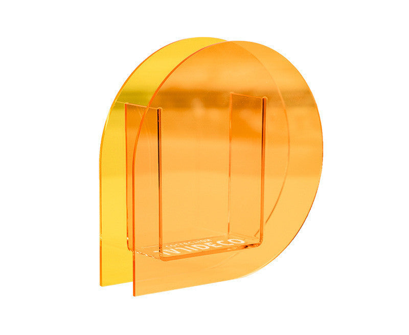 BELIVYA: Abstract Colorful Acrylic Art Vase