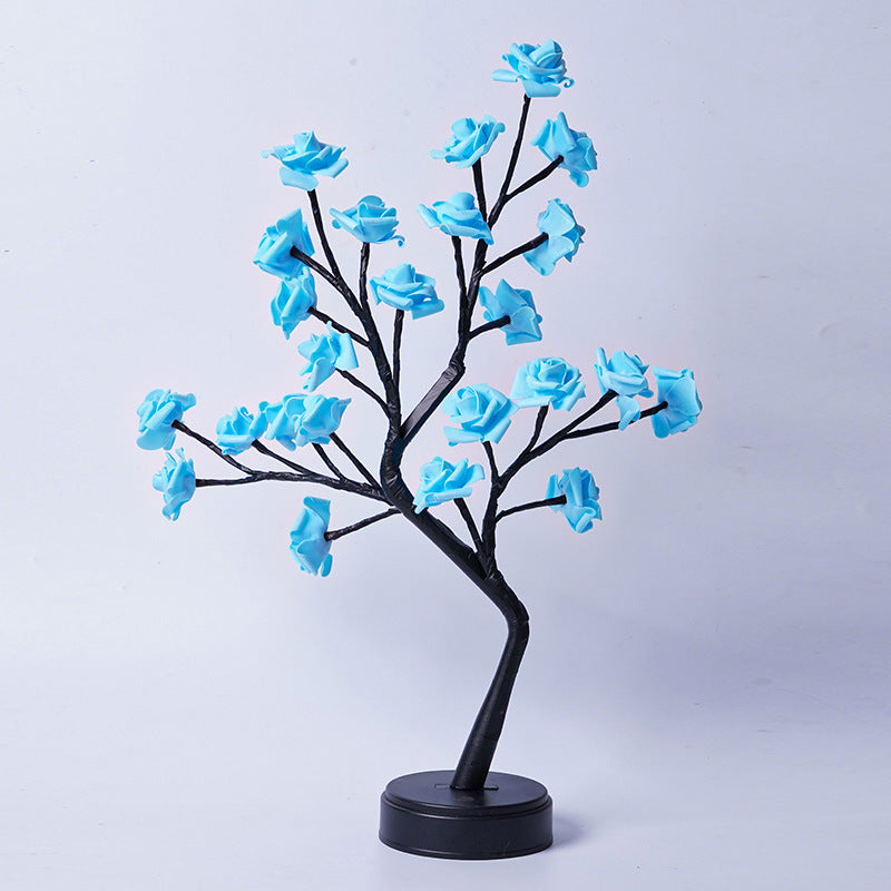 BELIVYA Enchanted Rose Tree Fairy Light Lamp