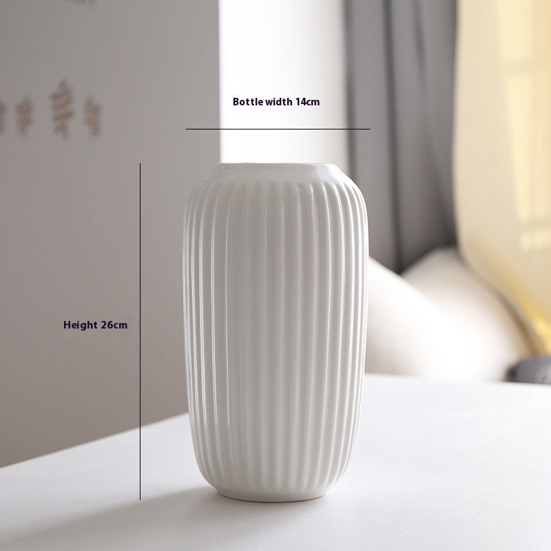 BELIVYA Modern Abstract Art Piece - Nordic Ceramic Vase