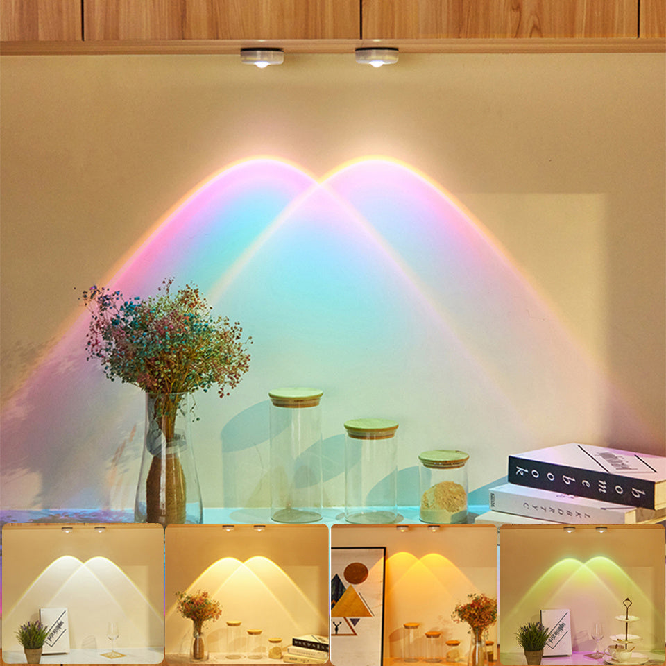 BELIVYA Wireless Sunset Nightlight & Under Cabinet LED Lamp