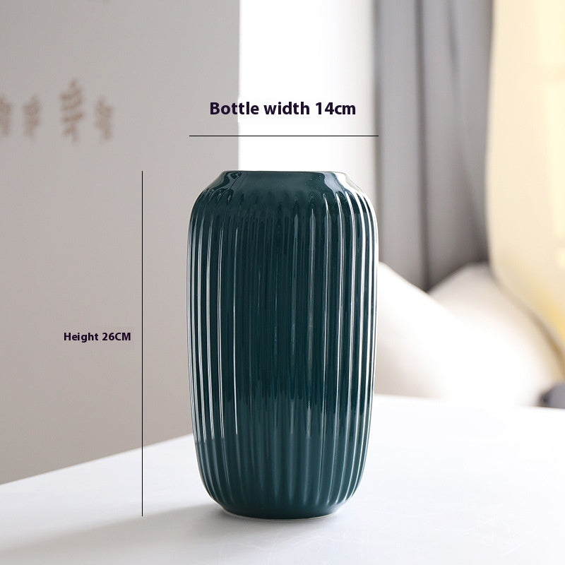 BELIVYA Modern Abstract Art Piece - Nordic Ceramic Vase