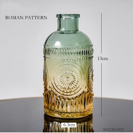 BELIVYA: Tall Fluted Glass Vase