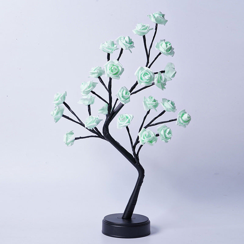 BELIVYA Enchanted Rose Tree Fairy Light Lamp