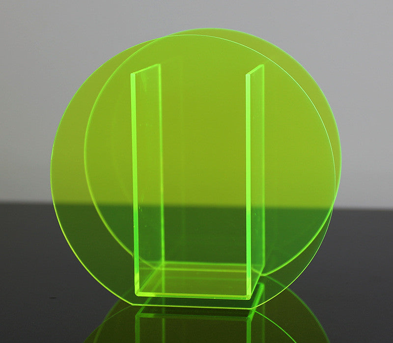 BELIVYA: Abstract Colorful Acrylic Art Vase