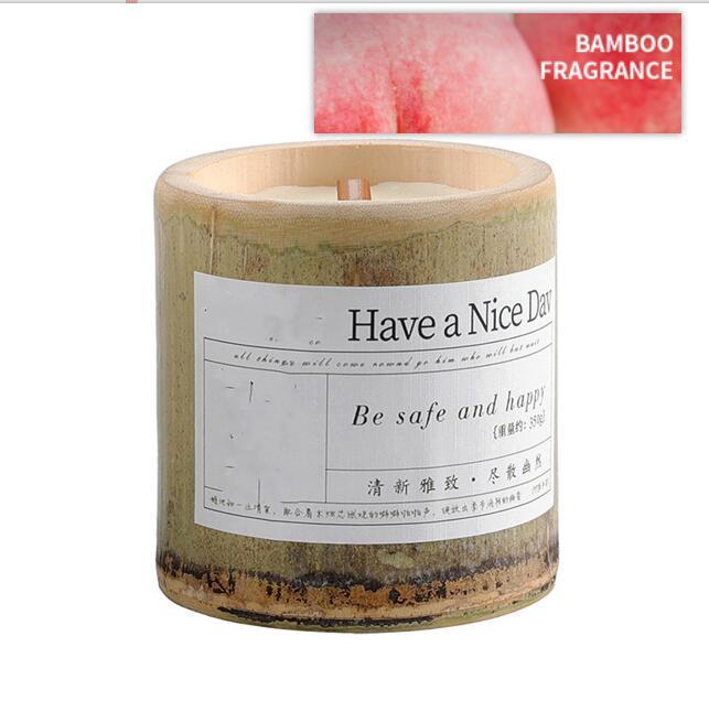 BELIVYA Long-Lasting Bamboo Fragrance Aromatherapy Candle Gift
